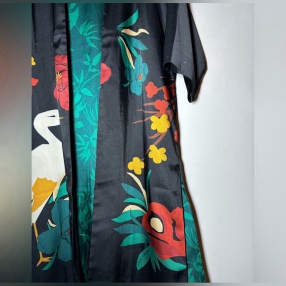 Chicos Nature Print reversible  Kimono size XXS-XS - Picture 6 of 11